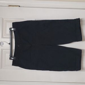 Women's black capris. size 12. By Croft and Barrow